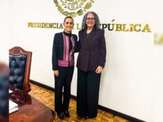 Gobernadora Graciela Domínguez se reunió con la presidenta Claudia Sheinbaum