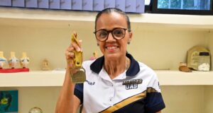 ¡Orgullo UAS! Con una inspiradora historia de vida, la atleta Bertha Alicia Cañedo brilla en el Campeonato Nacional Máster con 8 medallas