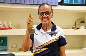 ¡Orgullo UAS! Con una inspiradora historia de vida, la atleta Bertha Alicia Cañedo brilla en el Campeonato Nacional Máster con 8 medallas