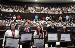 ¡De la investigación médica a la gloria olímpica! Yessenia Guerrero y Marco Verde, orgullo de la UAS, reciben el Premio al Mérito Juvenil 2026 otorgado por el Congreso de Sinaloa