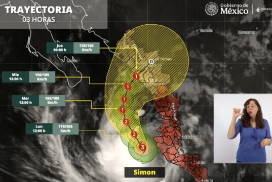 Con Plan Marina y Plan DN-III-E, se apoyará a Sinaloa ante la presencia del huracán “Simón”: Claudia Sheinbaum