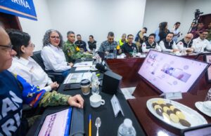 Encabeza Gobernadora Graciela Domínguez y titular de PC, Laura Velázquez reunión de seguimiento a “Simón”
